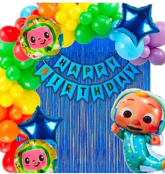 Birthday Decor House of Banter Cocomelon Theme Combo
