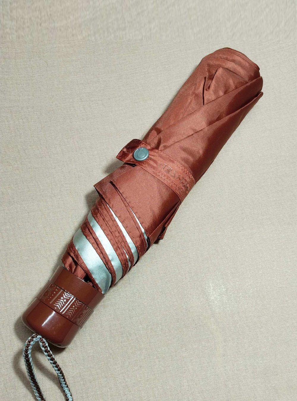 3 Fold Umbrella -1 Piece Brown Color