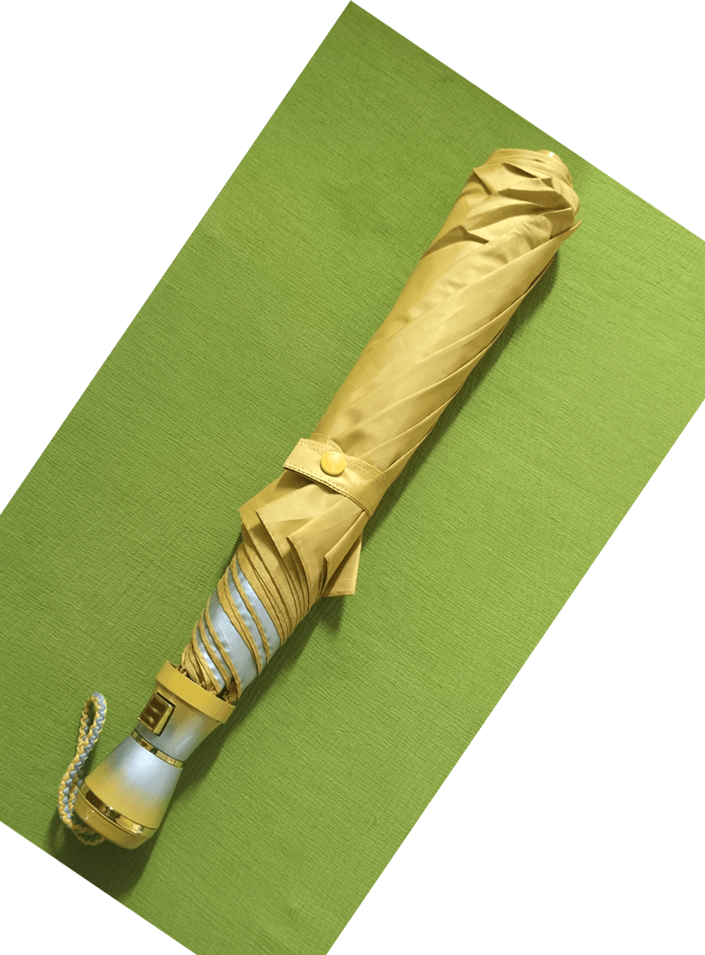 2 Fold Umbrella Yellow Color -1 Piece