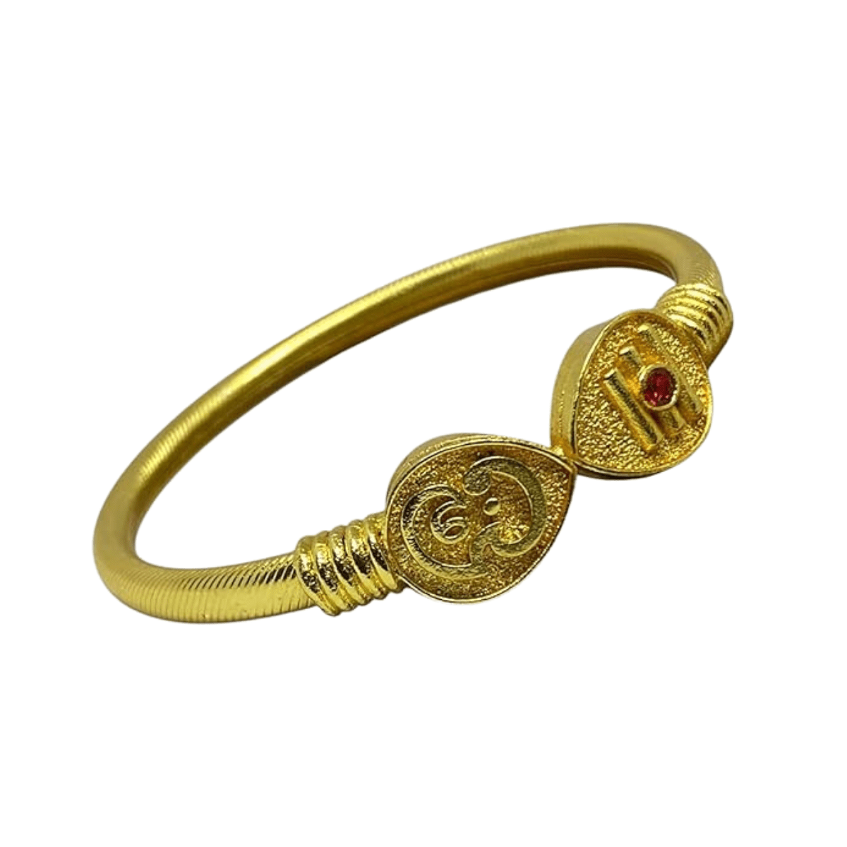 Adjustable Vel & OM Metal Gold color Bracelet/kappu/kadda I Unisex jewelry I Lightweight & Comfortable Fit